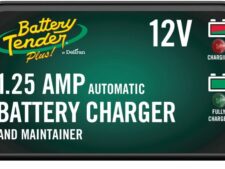 Battery Tender Plus 12V 1.25 AMP Car & Motorcycle Battery Charger and Maintainer, Float Charger for Automotive, and ATVs - Smarter Than a Trickle Charger