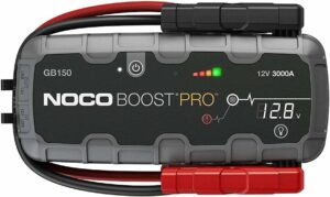 NOCO Boost Pro GB150 3000A UltraSafe Car Battery Jump Starter, 12V Battery Pack, Battery Booster, Jump Box, Portable Charger and Jumper Cables for 9.0L Gasoline and 7.0L Diesel Engines