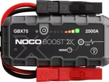 NOCO Boost X GBX75 2500A 12V UltraSafe Portable Lithium Jump Starter, Car Battery Booster Pack, USB-C Powerbank Charger, and Jumper Cables for up to 8.5-Liter Gas and 6.5-Liter Diesel Engines