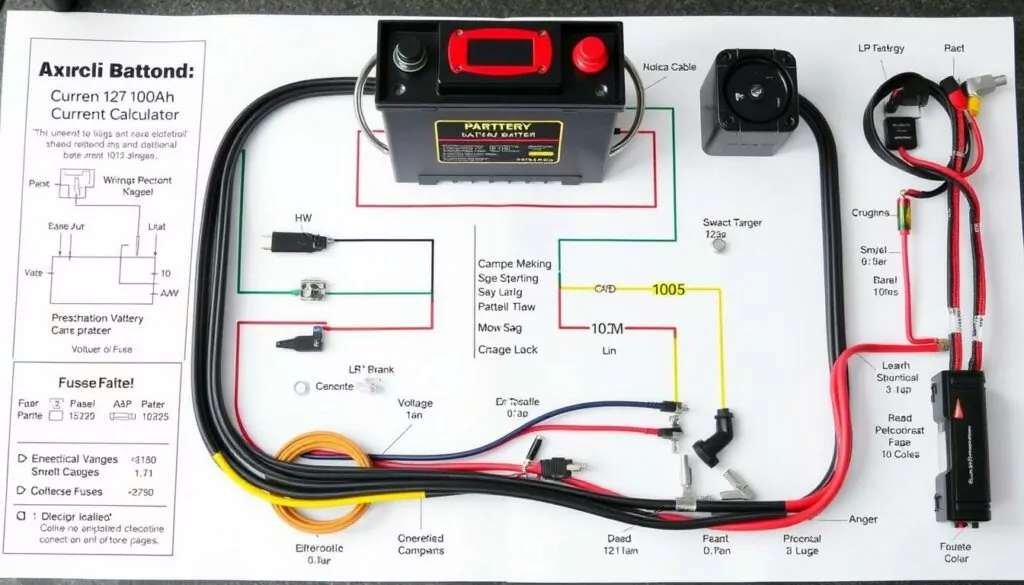 Current calculations for battery bank