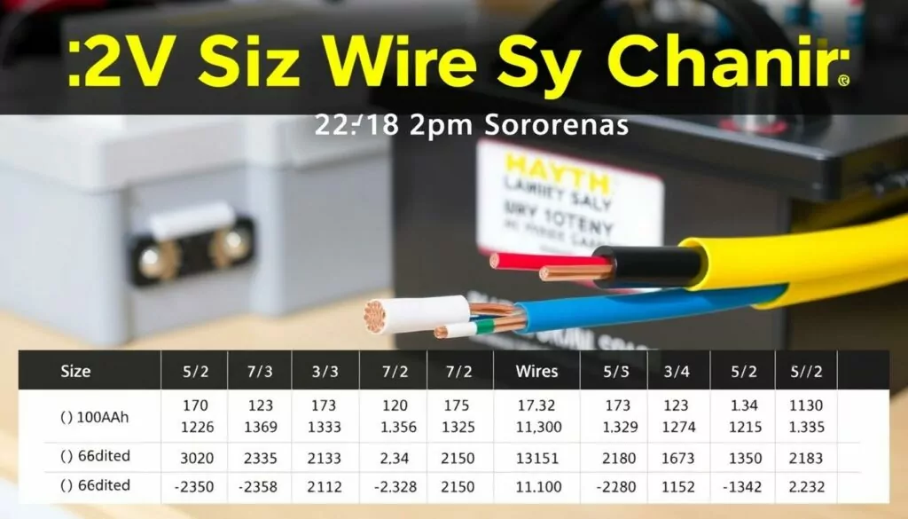 Wire sizing chart for battery bank