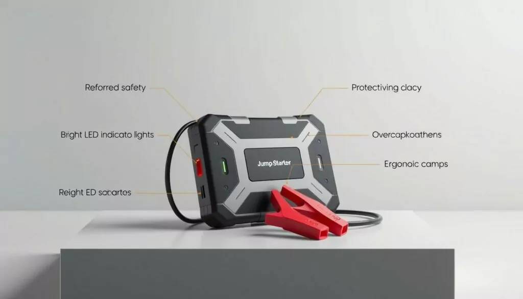 vehicle jump starter safety features