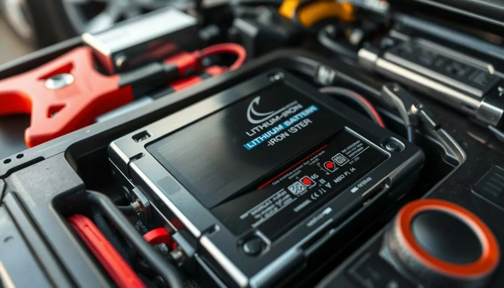 Lithium-ion batteries in jump starters